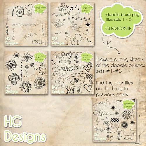 Free scrapbook doodle PNG’s from HG designs BEST FREE DIGITAL SCRAPBOOK
